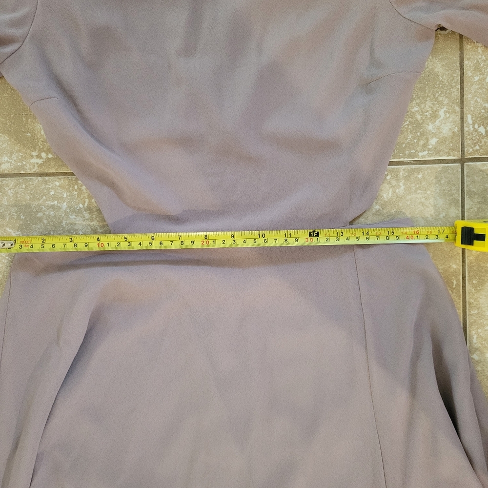 Lulus Women Garden Bliss Dusty Lavender Bridesmaid Cutout Maxi Dress. Size L - Picture 12 of 13